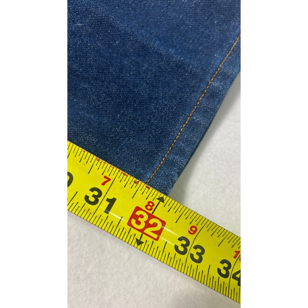 Sheplers Vintage Western Jeans Mens 33x32 Dark Wash Straight Leg Denim Blue - Picture 3 of 10